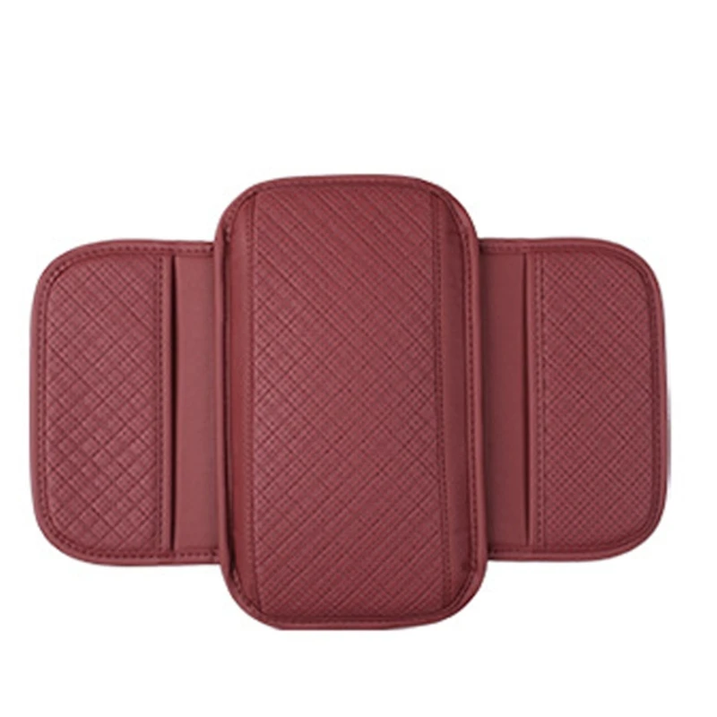 Adjustable Car Center Console Pad with Storage Pockets Ergonomic Car Console Pad For Easy Organization