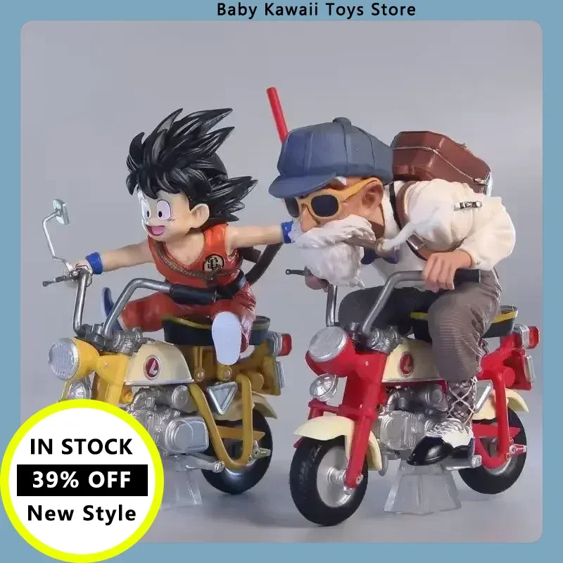 

13 см Dragon Ball Z Аниме Фигурка Сон Гоку Мастер Роши Локомотивы ПВХ Экшн Kame Sennin Мотоциклетные игрушки для детей Коллекционер