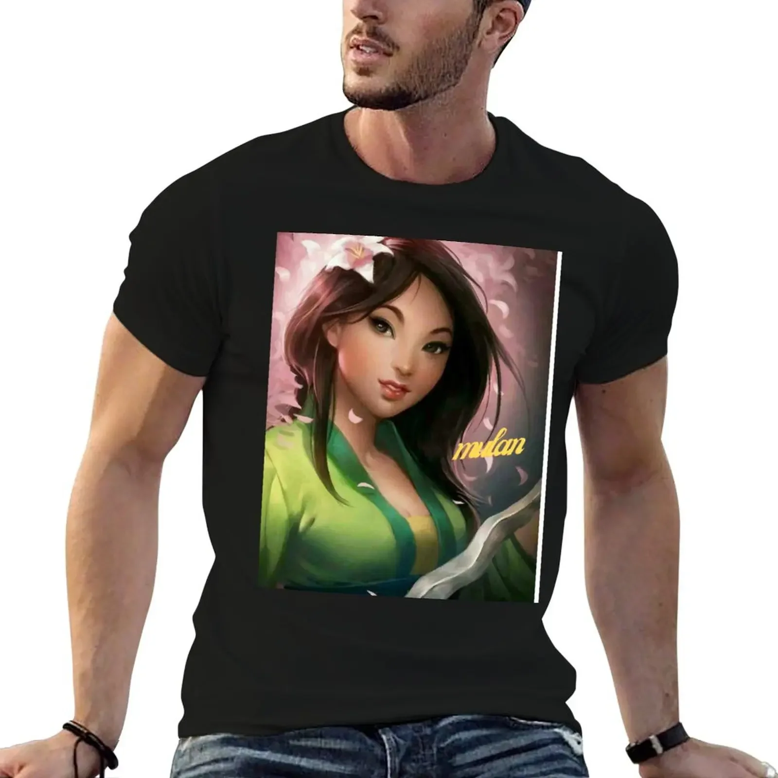 Mulan T-Shirt cheap stuff new edition graphics Short sleeve tee plain black t shirts men