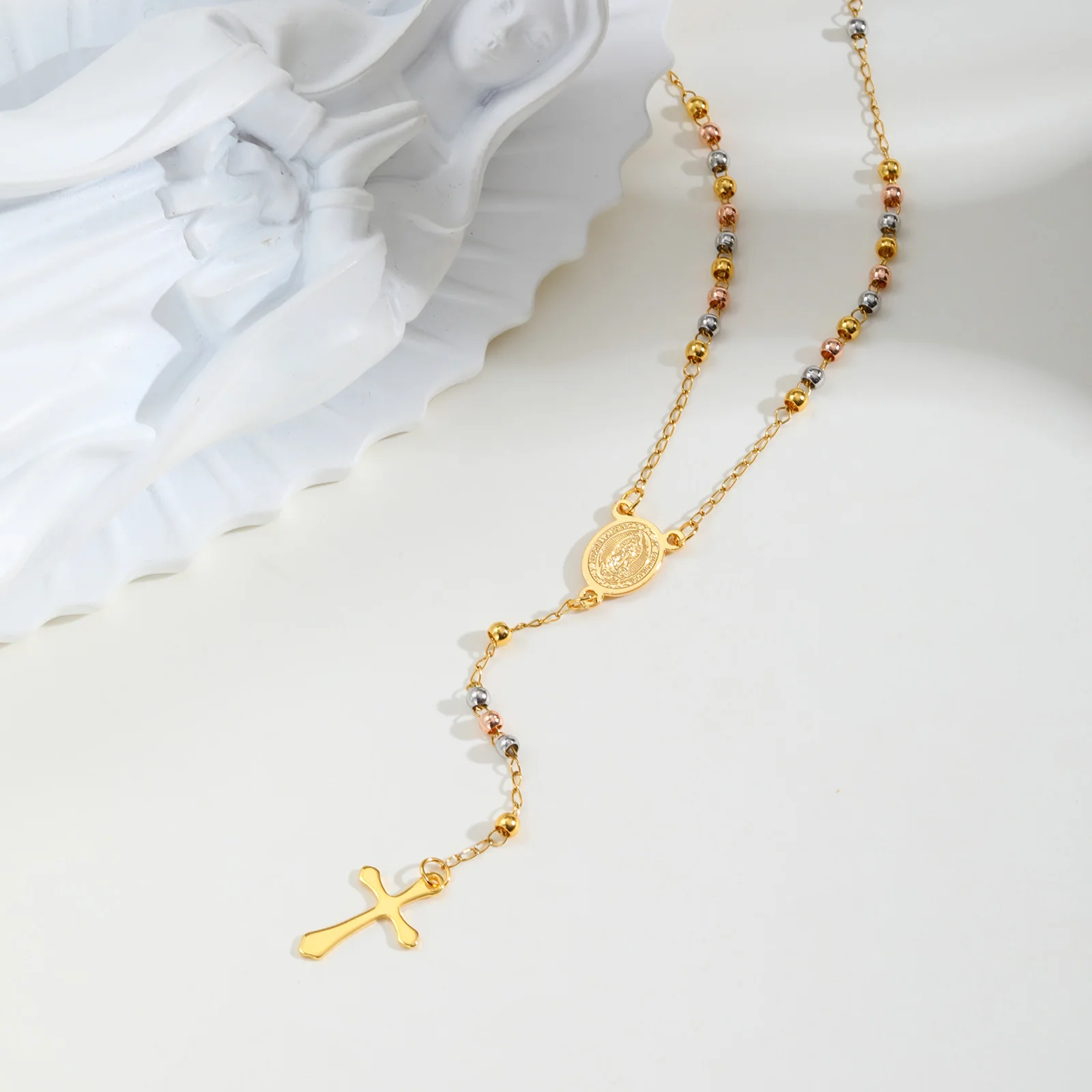 Vnox Long Rosary Ne…