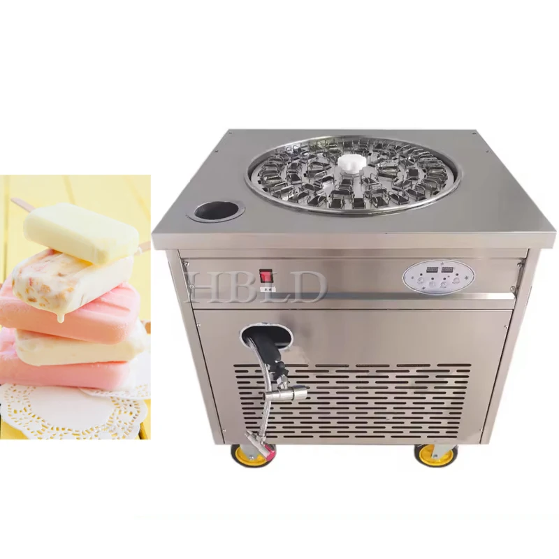 

Commercial Automatic Rotating Popsicle Machine Thailand Stainless Steel Glass Flavor Popsicle Forming Machine