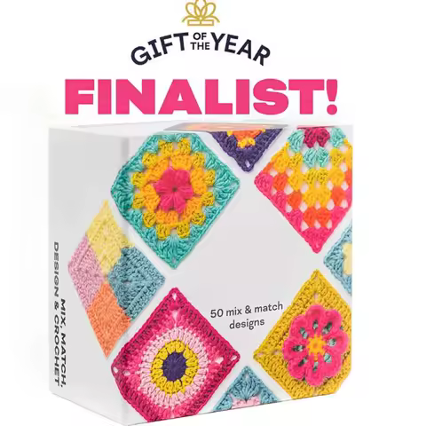 DIY 50 Mix &amp; Match Desig Crochet Cards Knitting Kit Crochet Lettering Photo Pattern Set for Beginners Adults Deck Knitting Kit