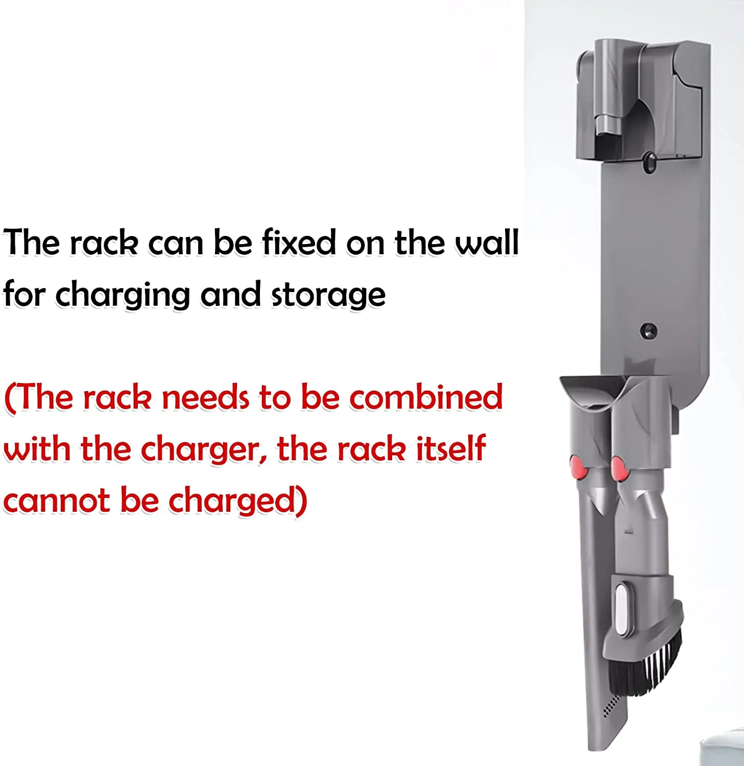 For Dyson V7 V8 Pylons Charger Hanger Base Replacement Pylons Charger Brush Tool Nozzle Base Bracket Vacuum Cleaner Parts Holder