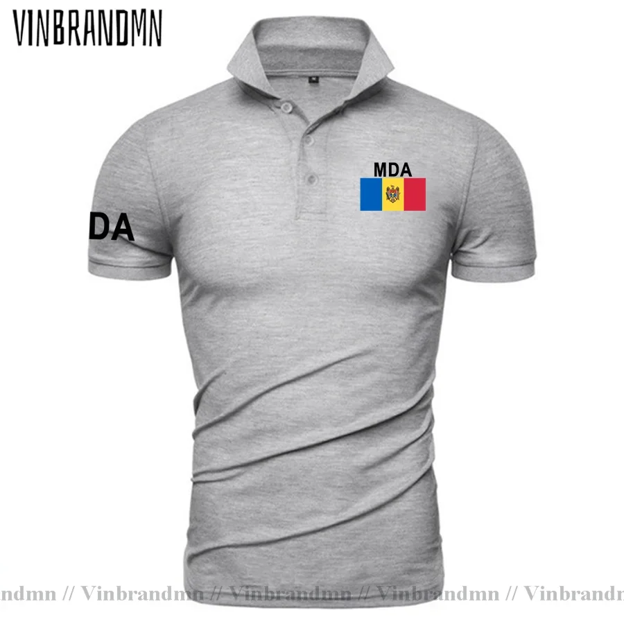 Moldova Moldovan MDA MD Polo shirts Men Fashion Brand Shirt Country Flag Design 100% Cotton Nation Team Clothing Hipster Polos