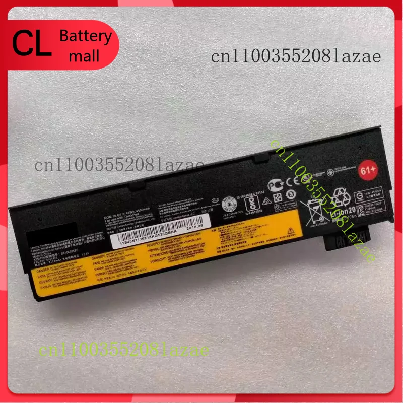 

NEW 10.8V 01AV425 Battery for ThinkPad T470 T480 T570 01AV423 48Wh 61+
