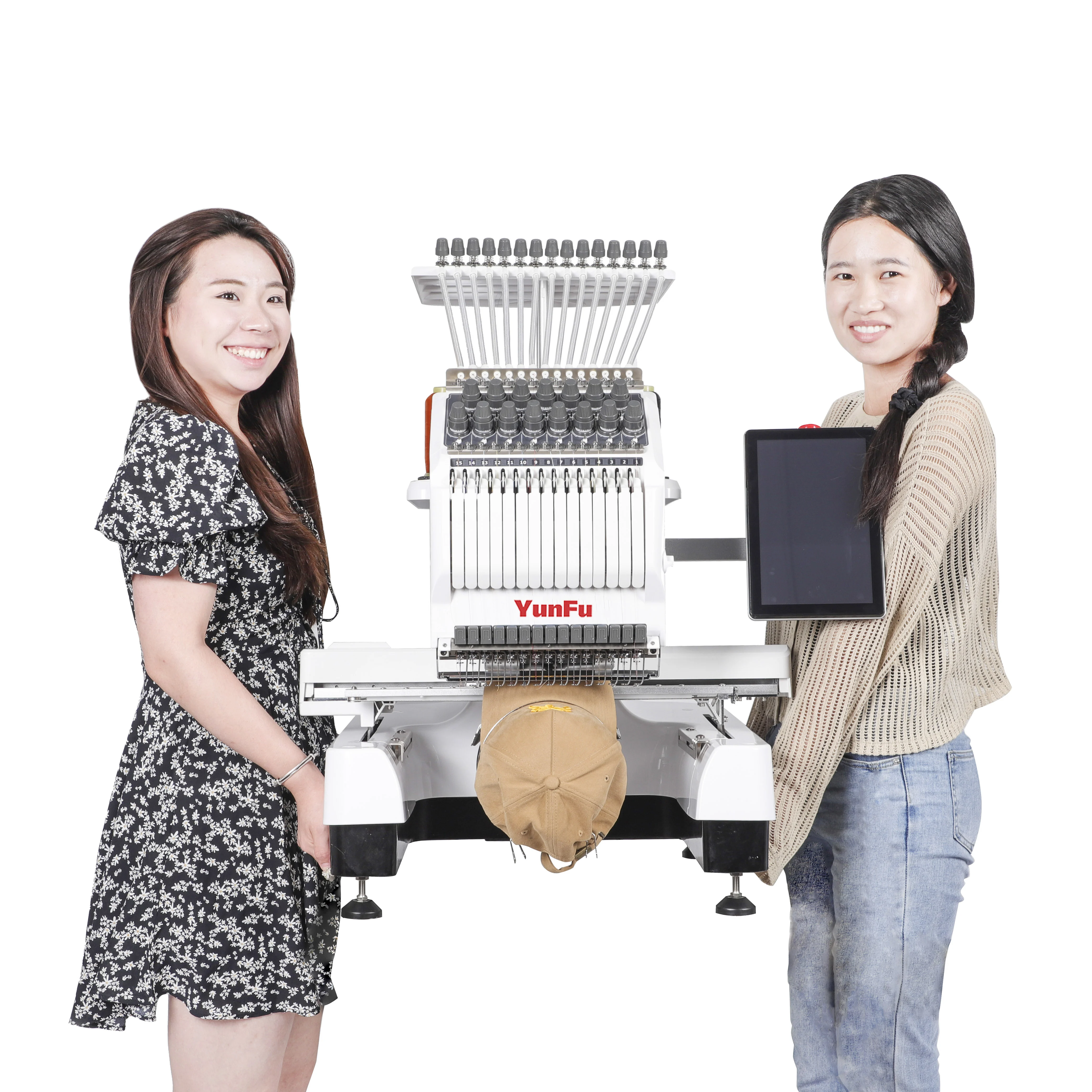 Single-Head Industrial Automatic Chain Stitch Embroidery Machine New Computerized Core Motor 1200 Rpm for Printing Shops Retail