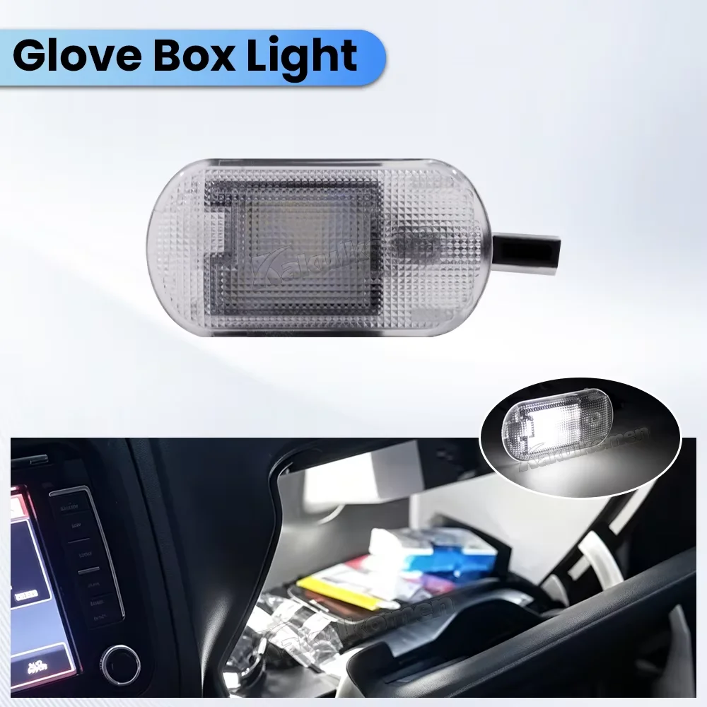 1pc LED Car Glove Box Light Storage Compartment Light 1J0947301 for VW Golf Mk4 Bora Touran Touareg Caddy Skoda Octavia Superb