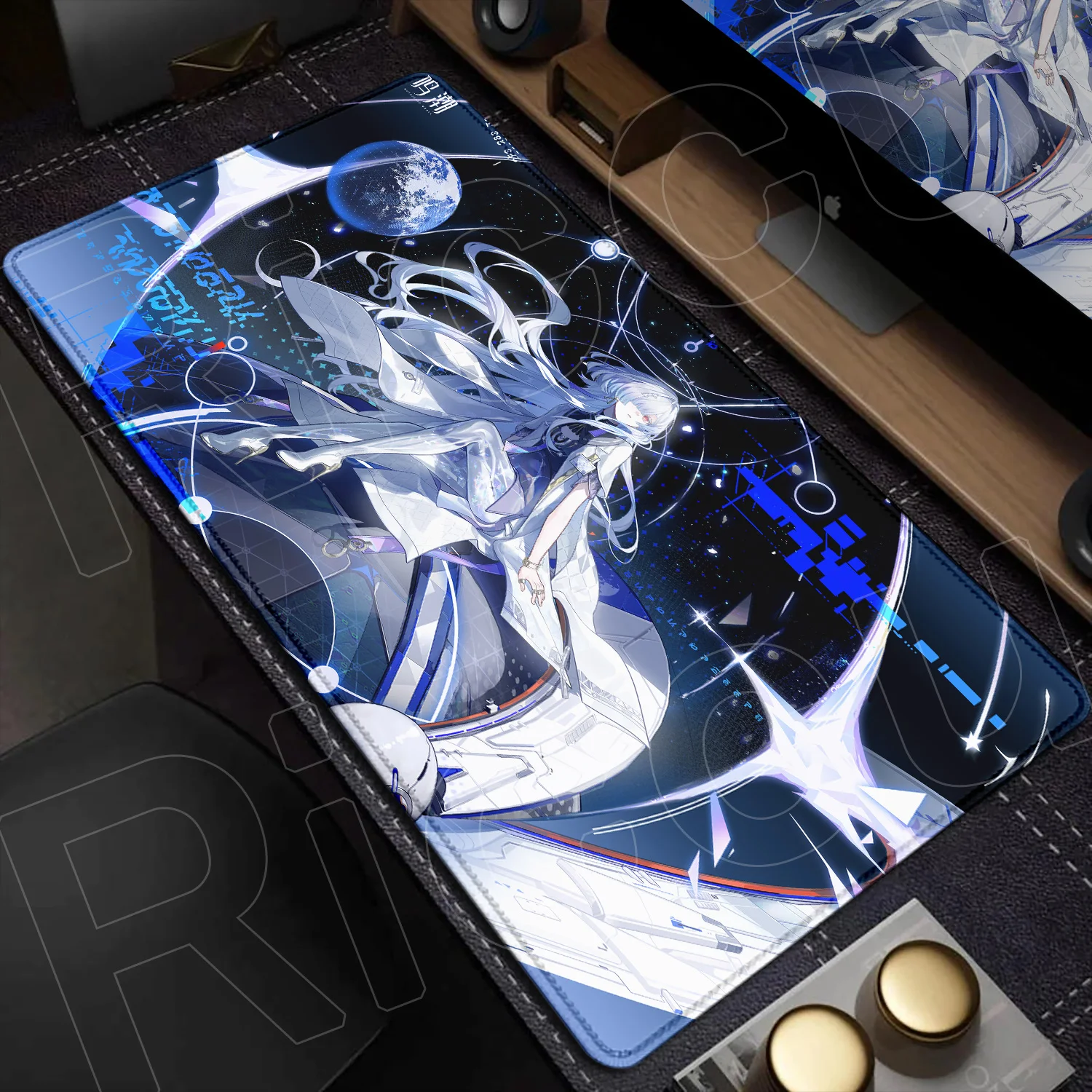 

Коврик для мыши Wuthering Waves Mornye в стиле аниме, компьютерный коврик XXL, игровые аксессуары для ПК, защитные накладки Kawaii, коврик для мыши Gamer Comic