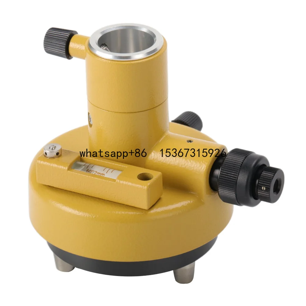 

Yellow Jual Tribrach Adapter With Optical Plummet Fits For Prism And Total Station, FDC01D