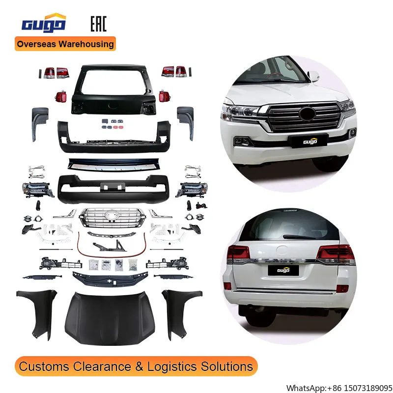 

GUGO Upade Bodykit for 2008-2015 LC200 Model with Fog Light Bumper Cut-Outs 2016 Model Features