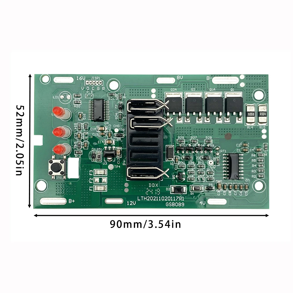 4511396 Li-ion Battery PCBA Charging Protection Circuit Board PCB For EINHELL POWER X-CHANGE 18V 20V Lithium Box Shell Housing