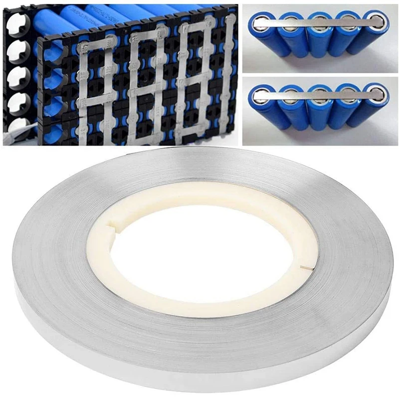 Nickel Strip Tape 1KG Nickel Steel Nickel Plated Strip Tape For Soldering Li-Po Battery Spot Welding (0.15 X 10Mm)