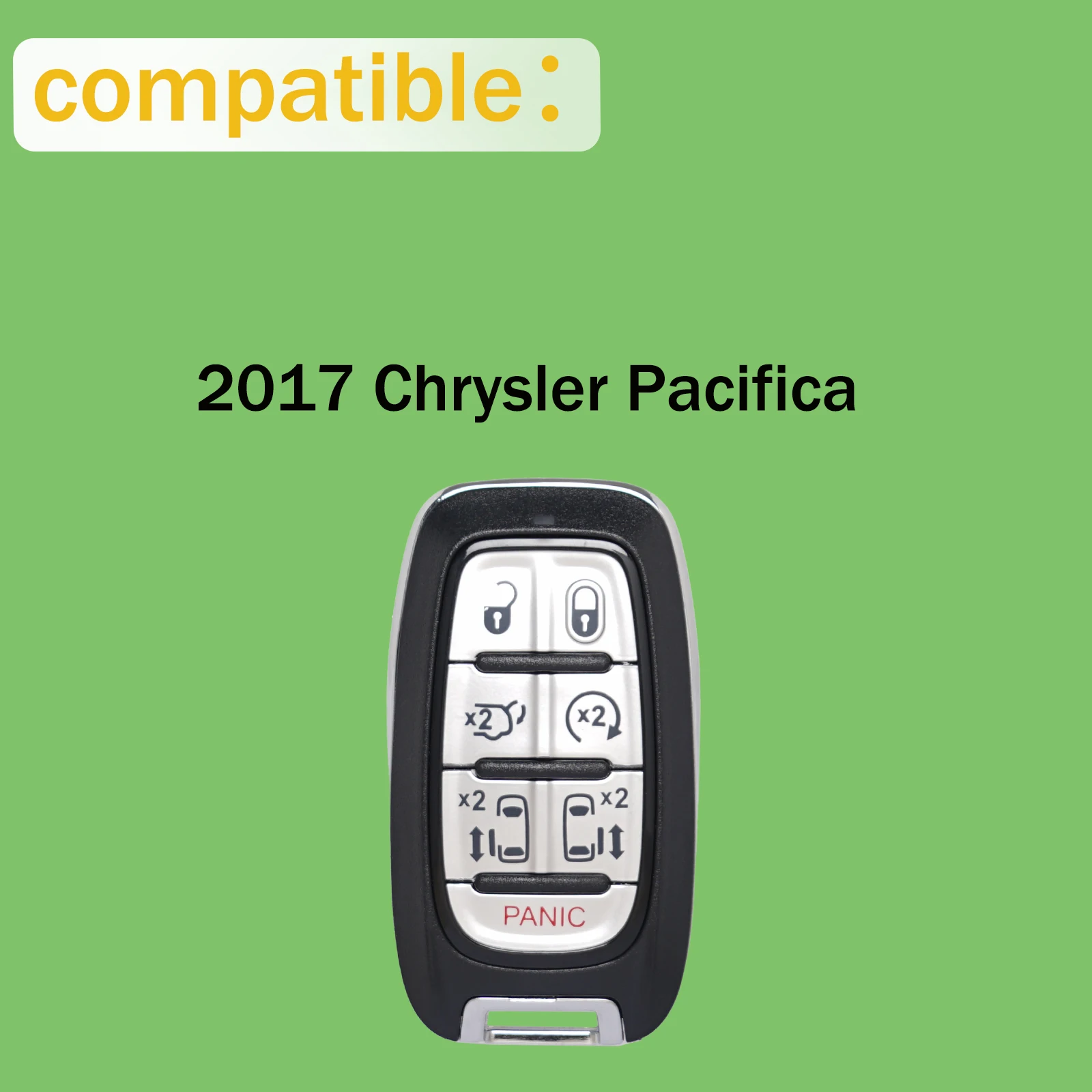 ATPSTOGO 2PCS New Replacement Remote Key fob and Programmer tool For 2017 Chrysler Pacifica programming Key fob