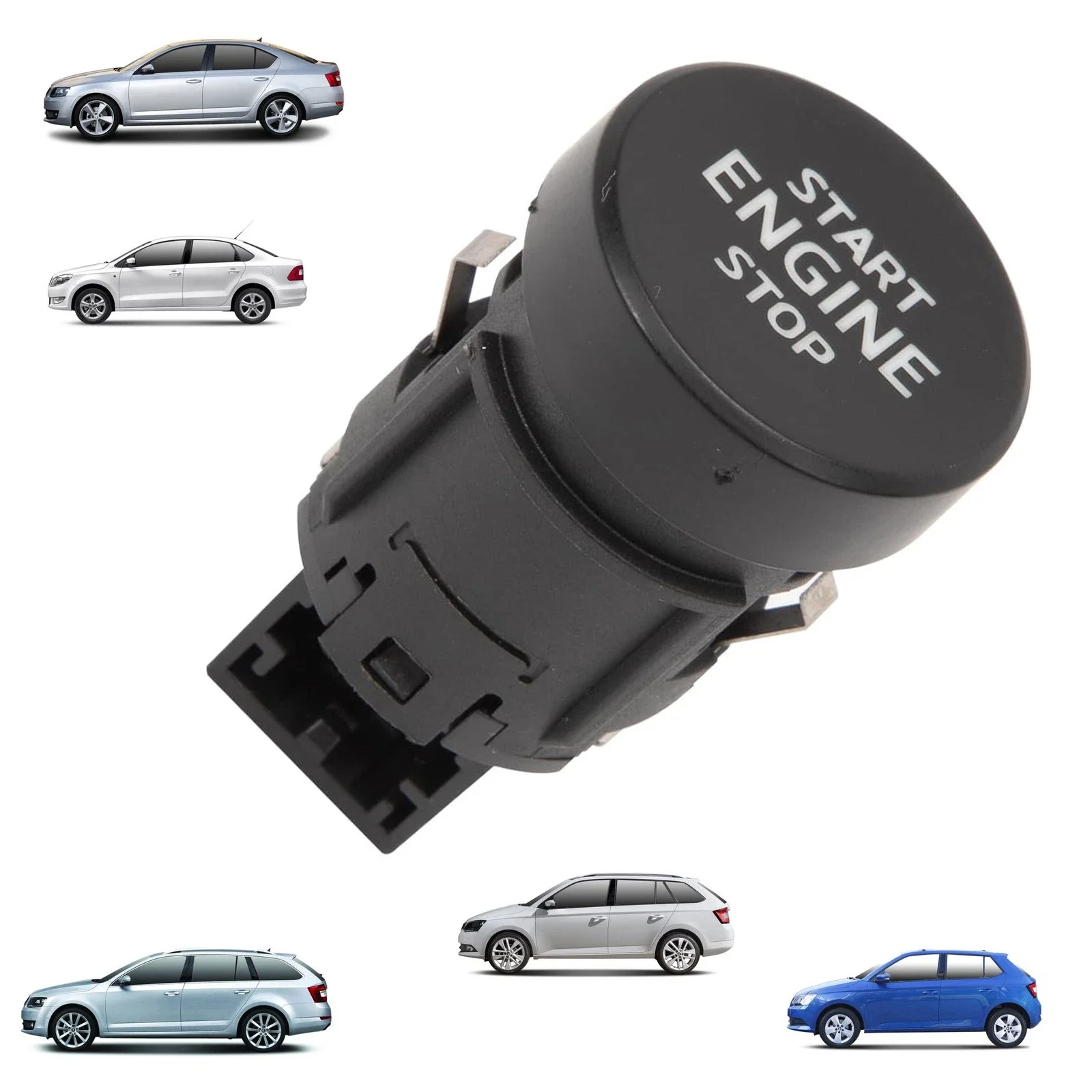 

5ED905217 5E0905217 For Skoda Superb Kodiaq Octavia Fabia Rapid 2008 2009 2010 2011 1 X Engine Start Stop Engine Switch Button