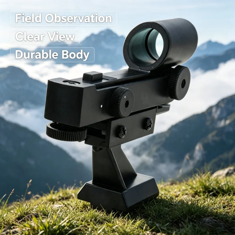 Red Dot Finder for Telescope, Easy Target Alignment, Adjustable Brightness & Universal Mount, Compact Design