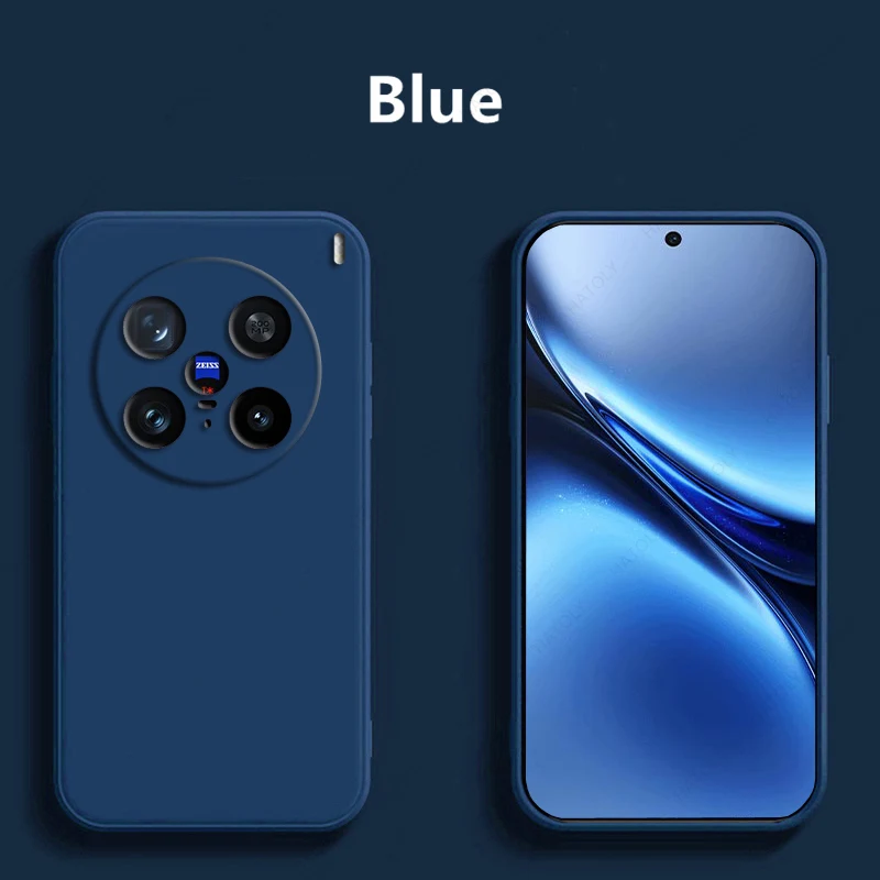 Original Liquid Silicone Phone Case For vivo X200 Pro Celulares For vivo X200 Shockproof Protection чехол Funda Para Back Cover