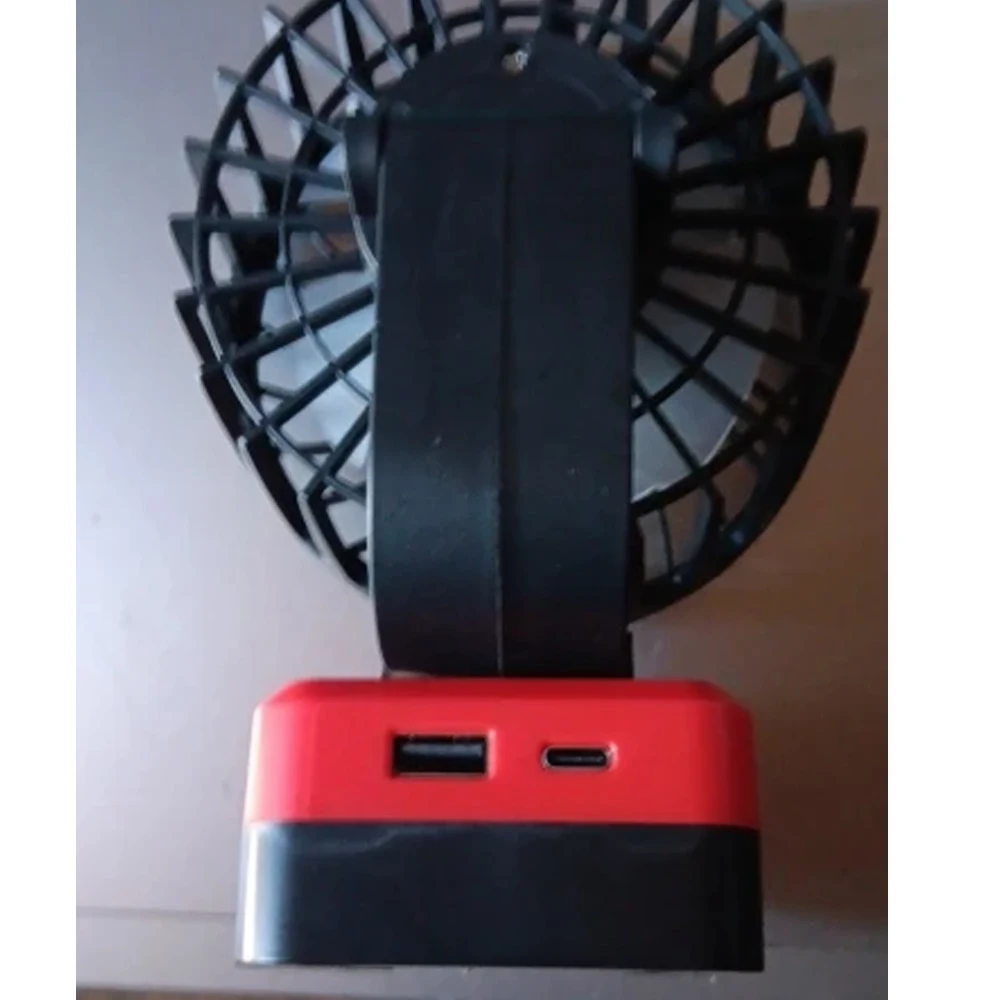 

Portable Camping Fan For Lidl Parkside X20V /for Milwaukee/Makita/Bosch 18V Battery Powered Wireless Hiking Fishing (No Battery)