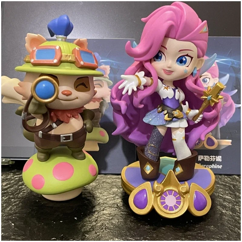 Лига Легенд, Классическая серия героев, Мультяшные ПВХ модельки, модные игрушки, креативные подарки, аниме фигурка, модель, игрушки, подарки