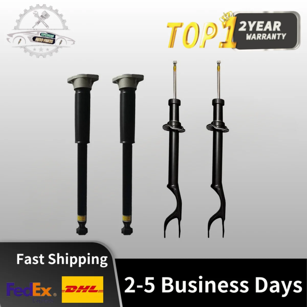 

4x Front Rear Shock Absorbers Fit Mercedes W205 C300 C400 C450 4Matic 2015-2020