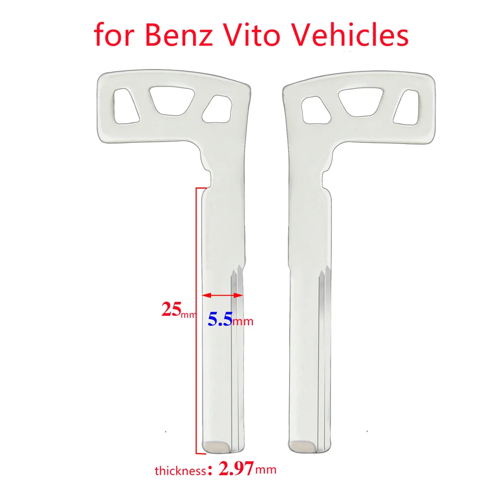 10 buah/lot pisau kunci pintar kecil untuk darurat mobil untuk kendaraan Benz Vito