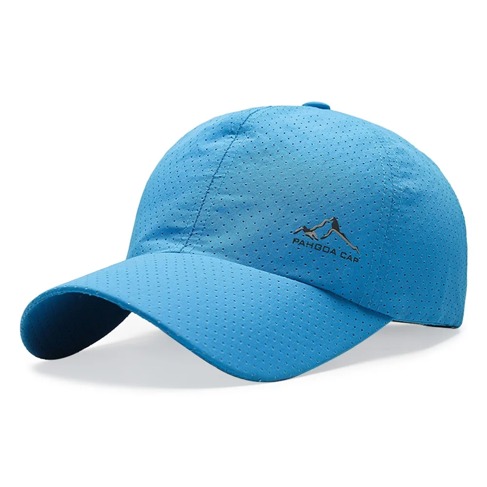 

Fashion Quick Dry Summer Baseball Cap Breathable UV Protection Sports Cap Adjustable Trucker Cap Outdoor
