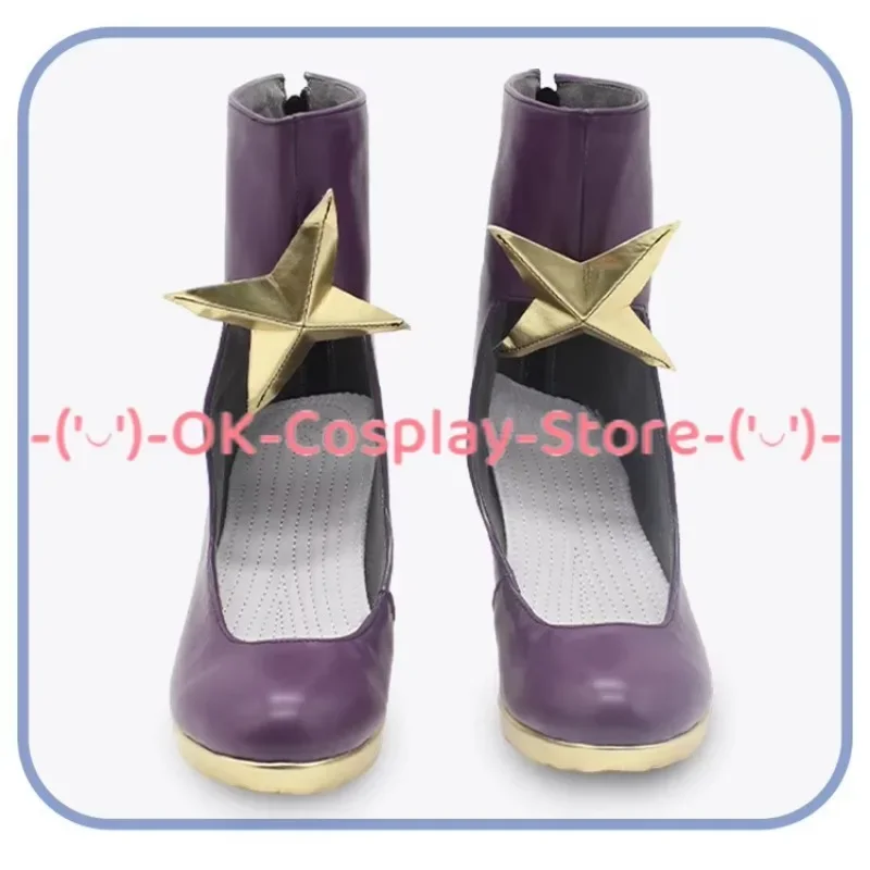 [حسب الطلب] أحذية تنكرية للفتيات السحريات Hiiragi Utena أزياء لعب الأدوار أنيمي الدعامة لحفلات الهالوين أحذية من الجلد الصناعي
