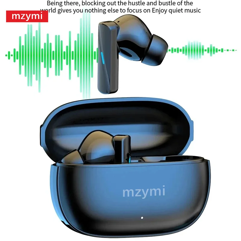 

mzymi Bluetooth5.3 Earphones Mate 50 Wireless Earbuds 9D Sound TWS Sports Headset Waterproof Gaming Headphones For XIAOMI