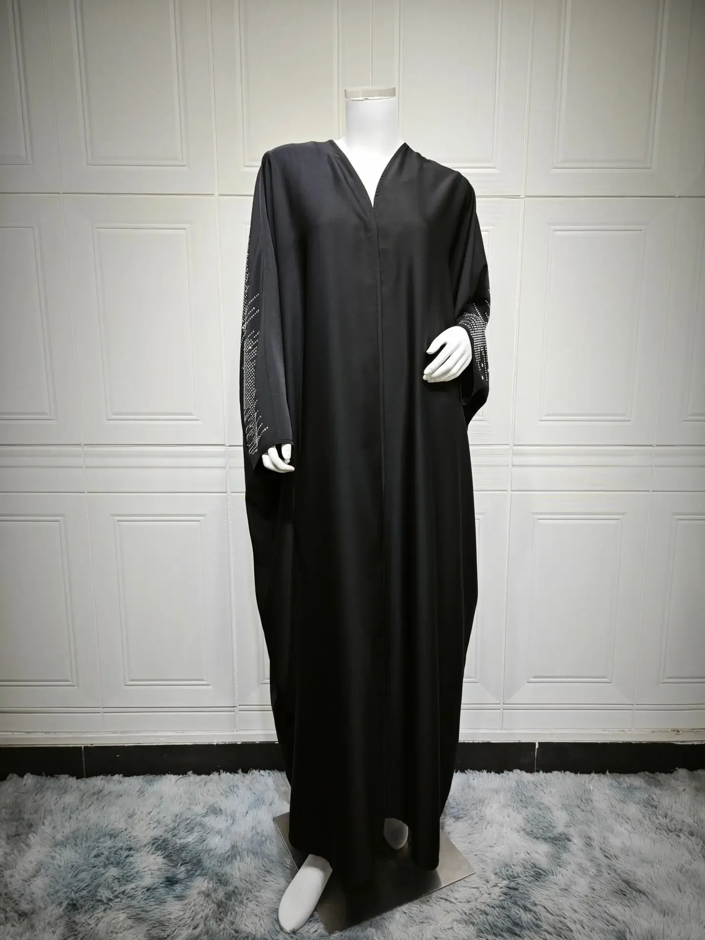 Robe Cardigan en diamant, taille unique, vêtements pour femmes musulmanes, mode du moyen-orient, Burqaut Abaya, nouvelle collection