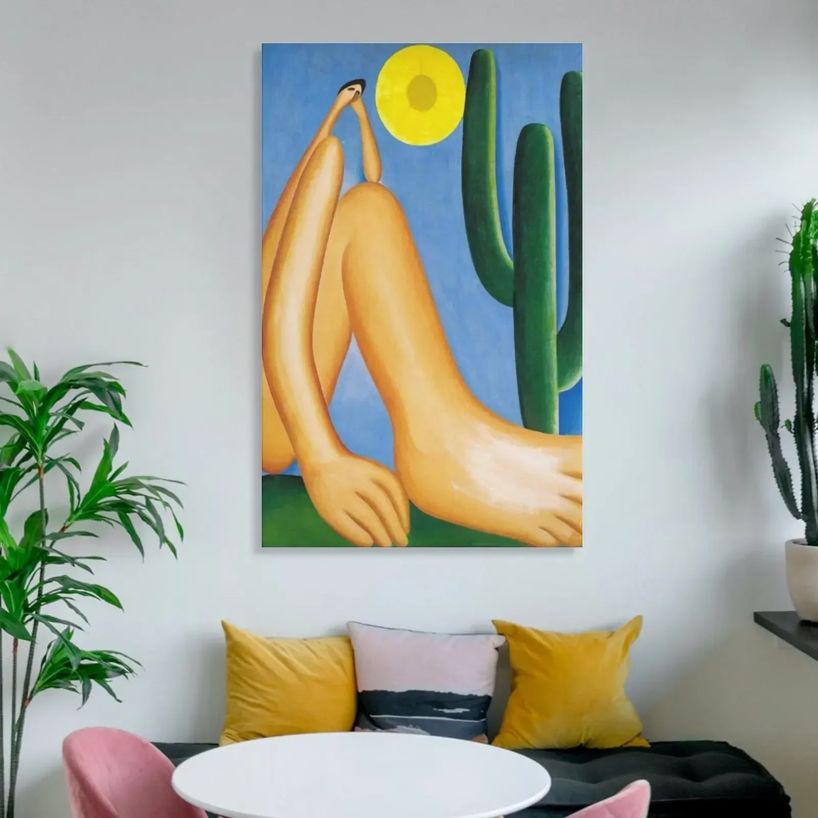 Exhibition Abaporu Tarsila do Amarals Canvas Painting home decoration luxury anime figure bedroom decoration