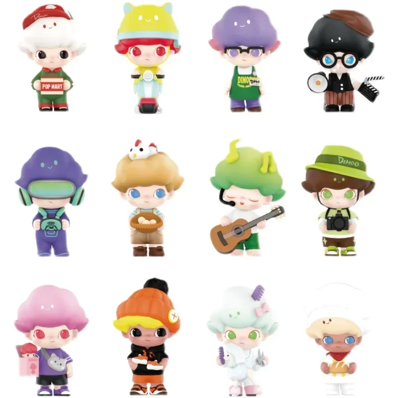 

Dimoo Life University Series Blind Box Toys Guess Bag Mystery Box Mistery Caixa Action Figure Surpresa Model Birthday