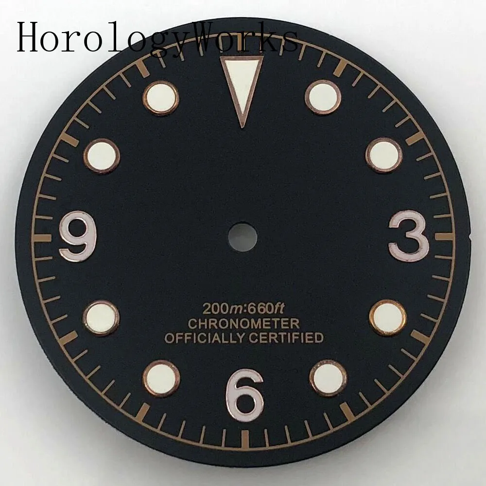 30.5 مللي متر الطلب مضيئة تناسب NH35/NH36 Miyota8205/8215/821A ETA2836/2824 Mingzhu2813/3804 حركة