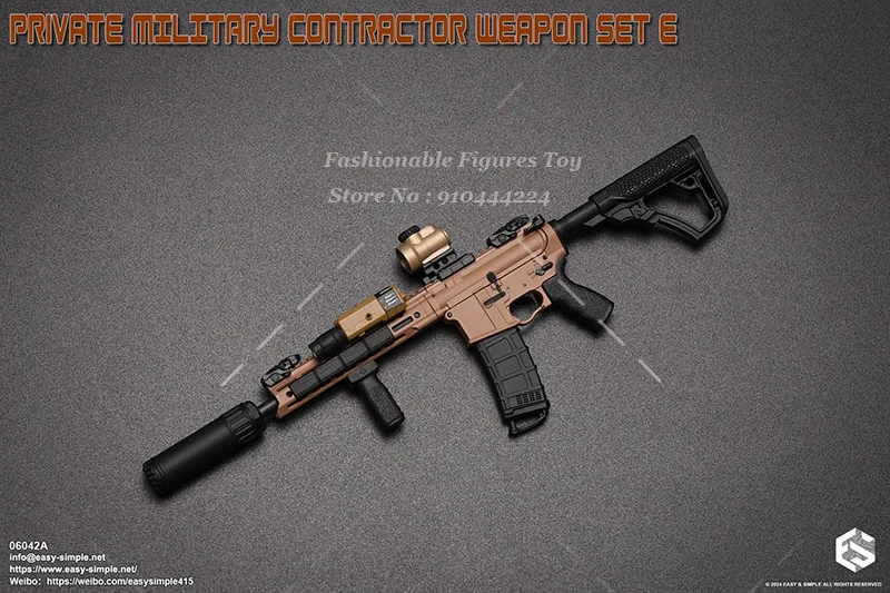 EASY&SIMPLE 06042 Skala 1/6 Zestaw Pracownika Wojskowego Kontrahowanego Sprzęt Bojowy Wojskowy Pasuje do Figur Akcji 12-calowych Żołnierzy