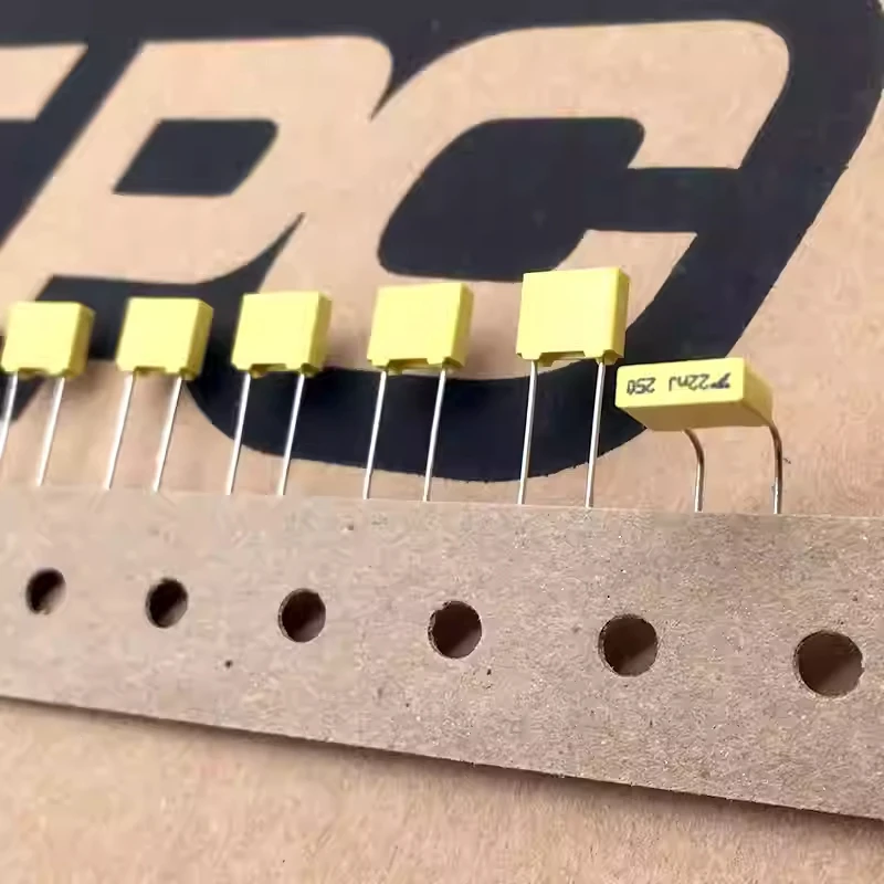 

Original packaging! TPC Thomson 0.022uf 223 22nf 63v 100v 250v thin film capacitor 5MM