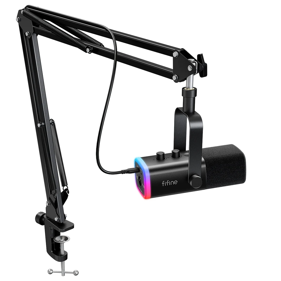 FIFINE XLR/USB ゲーミングマイクセット ストリーミング Amazon.co.jp: FIFINE XLR/USB ゲーミングマイクセット ストリーミング