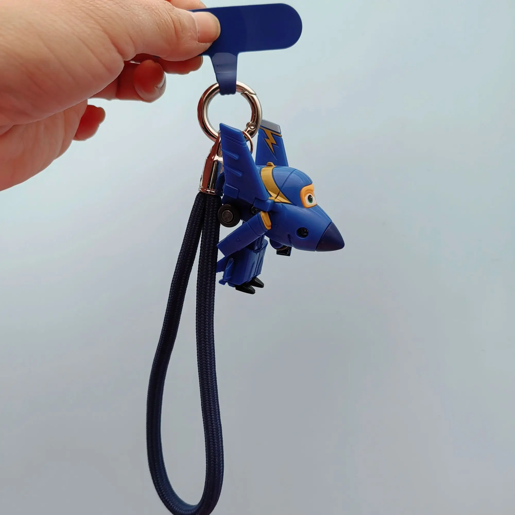Students Backpack Personalized Decor Goods | Super Wings Official Silicone Charm | Ace Mick Jerome Mira Holiday‑gift Keychain