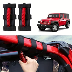 Roll Bar Grab Handles with Metal Buckle Paracord Grip for Jeep Wrangler YJ TJ JK JL Sports Sahara Freedom Rubicon X & Unlimited