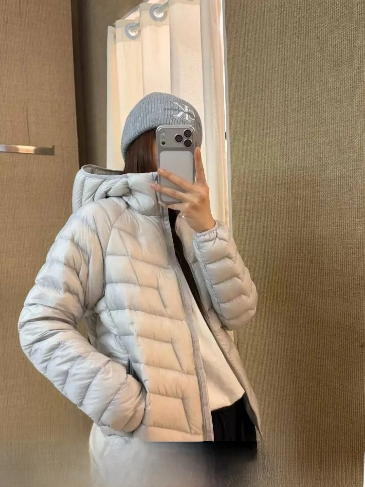 

Водостойкий белый Du down, легкий уличный Jaet, мужской, женский, осенне-зимний, теплый, из полиэфирного волокна, длинная молния све