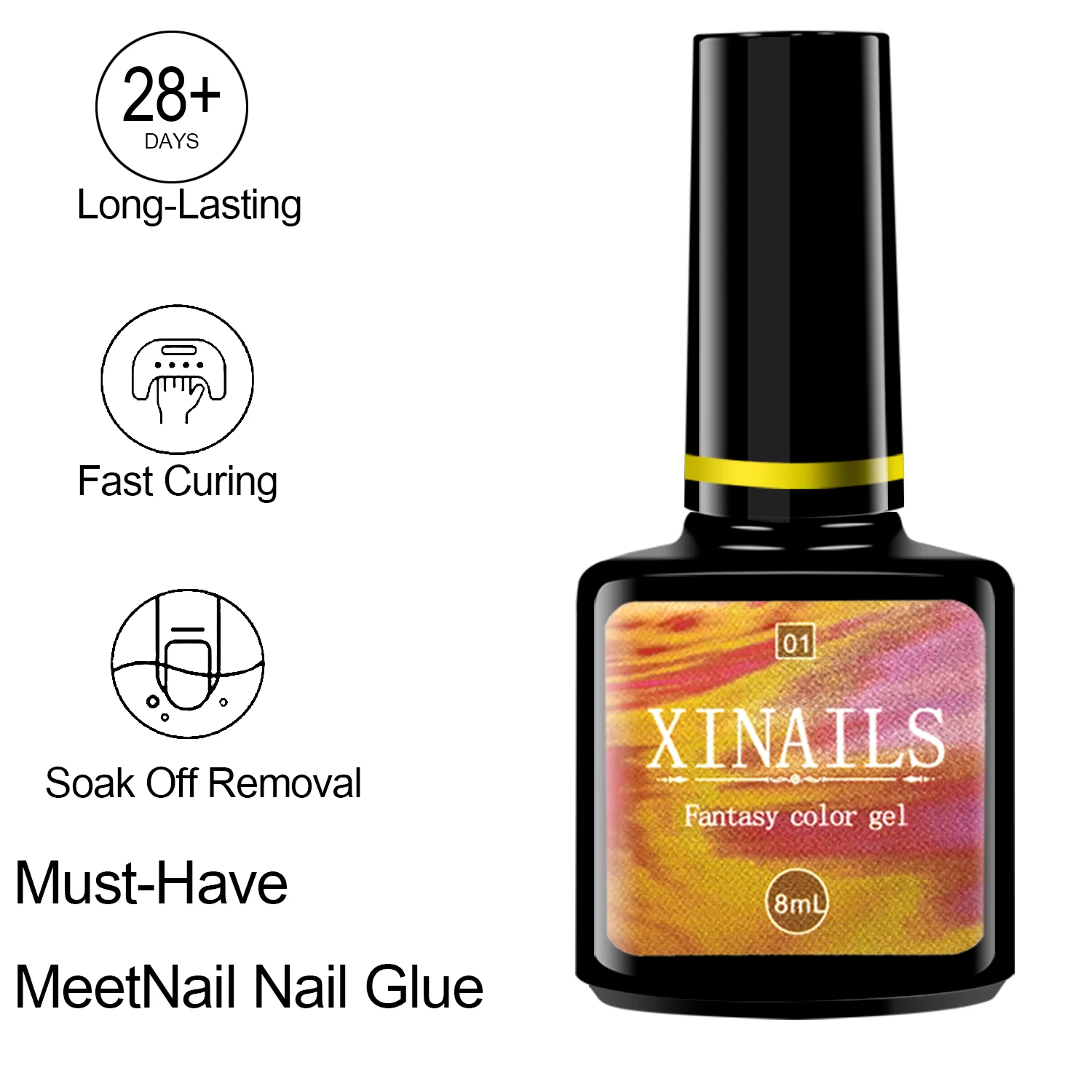 プロ仕様ジェル トップコート 8ml UV/LED硬化 高光 - Gel Top Coat のレビューと価格