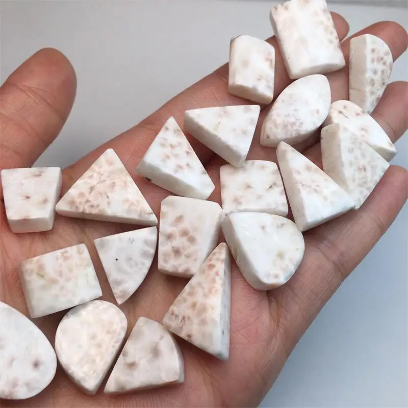 

5PCS Natural Pink Larimar Freeform Quartz Carving Reiki Healing Crystal Gemstone DIY Jewelry Accessories 10-11MM