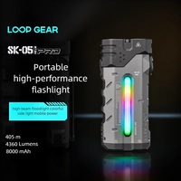 Original Outdoor Multifunctional LED Flashlight 4360LMS Long Range Strong Light Charging, Ultra Long Battery Life for Camping