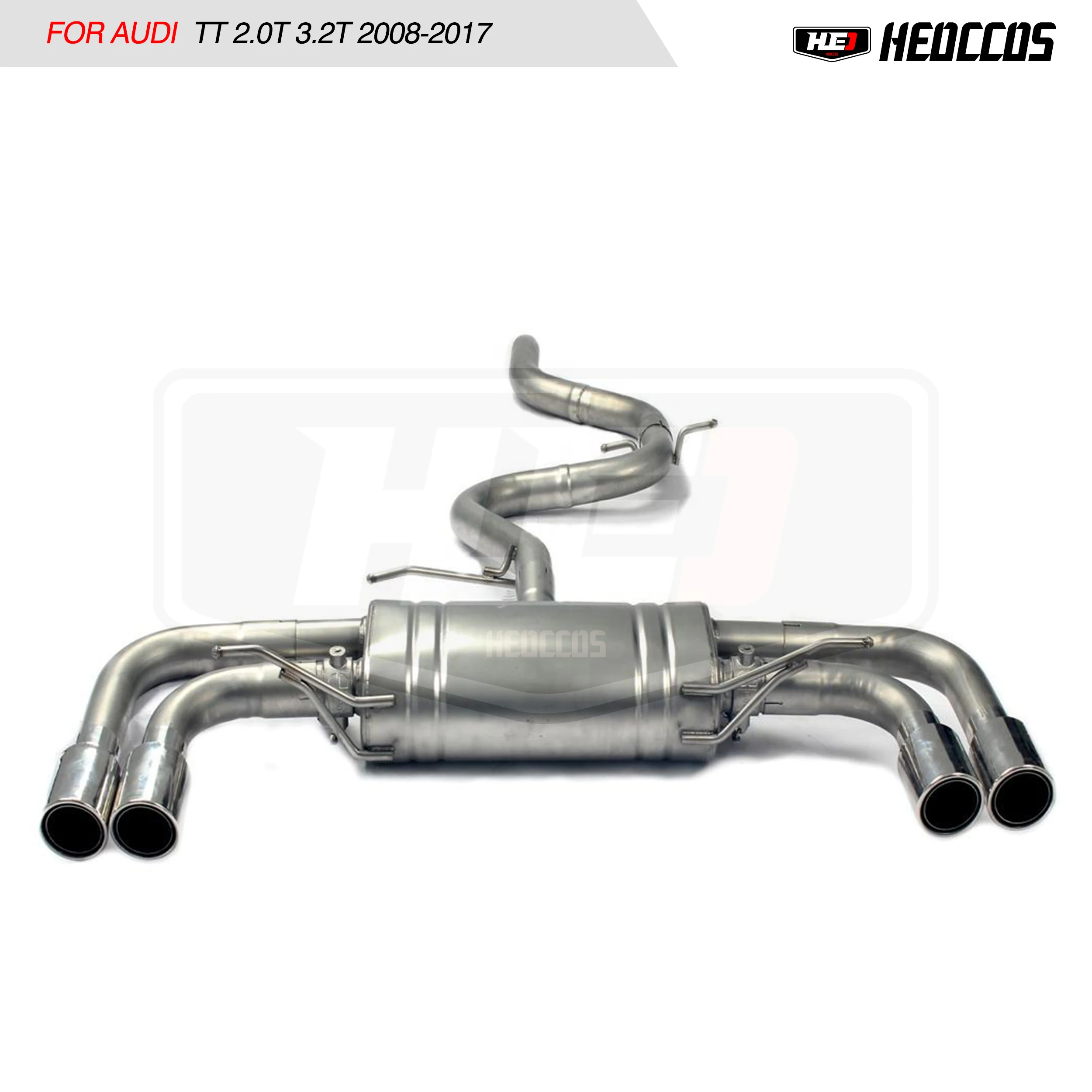 

HEO For Audi TT 2.0T 3.2T 2008-2017 catback exhaust pipes exhaust tip valvetronic exhaust muffler downpipe