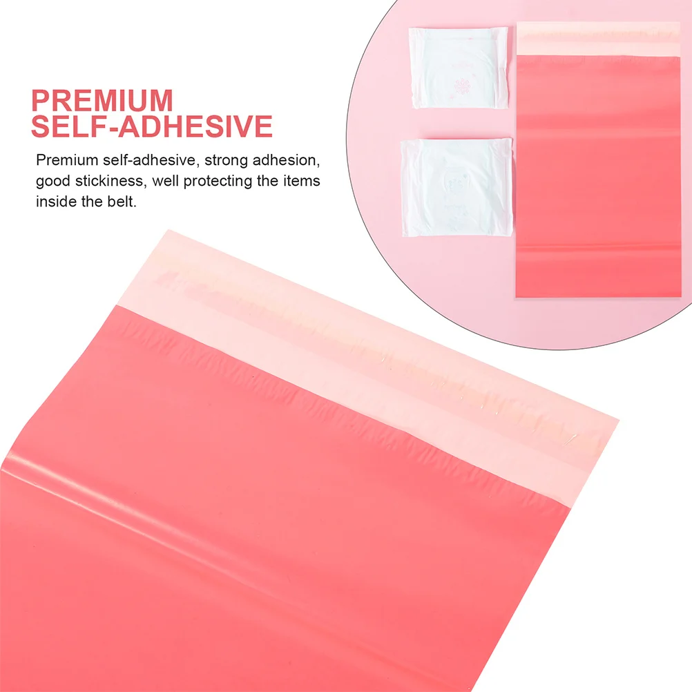 100 個の厚い防水配送袋破れ防止自己シールエクスプレス郵送袋中小企業パッケージ封筒配送用