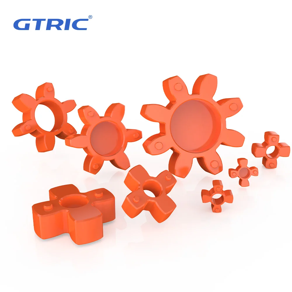 GTRIC Elastic Plum Blossom Pad Coupler Gasket Solid Plum Blossom Cushion Polyurethane Rubber Hollow Flexible Coupling Types