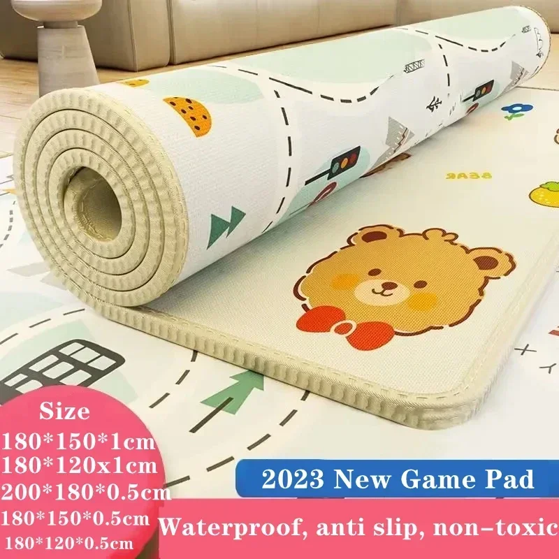 2024 New Non-slip EPE Baby Play Mat Toys for Children Rug Playmat Developing Mat Baby Room Crawling Pad Folding Mat Baby Carpets