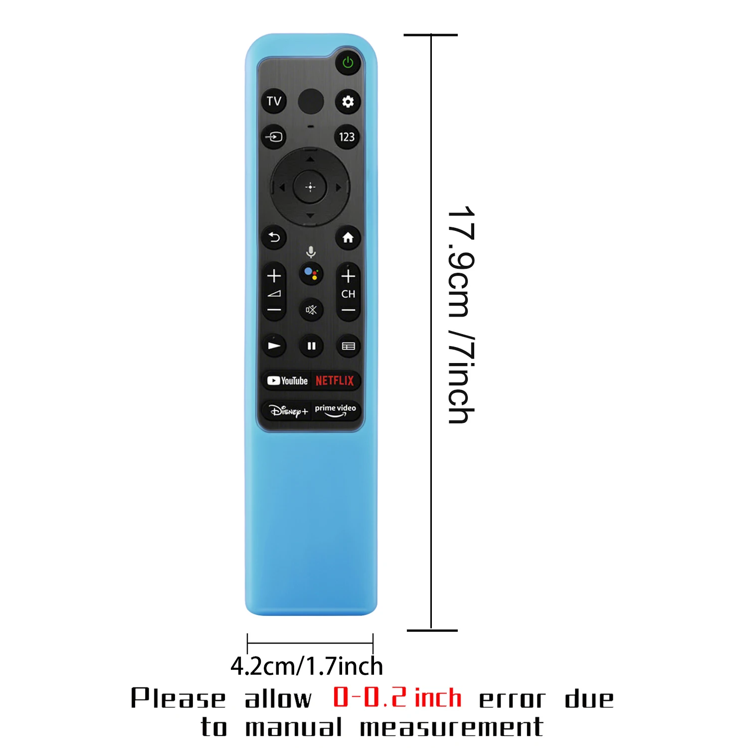 Silicone Protective Cover Fit for Sony RMF-TX800P RMF-TX800U RMF-TX800C RMF-TX900U RMF-TX900C RMF-TX900P Remote Controller Case