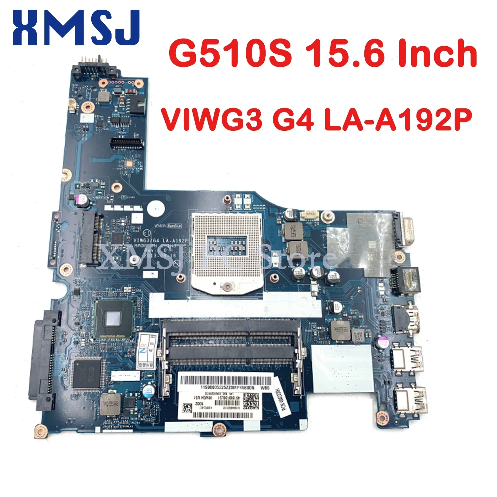 

XMSJ For Lenovo Ideapad G510S Laptop Motherboard VIWG3 G41 LA-A192P 15.6 Inch HM86 DDR3 Main Board Full Test