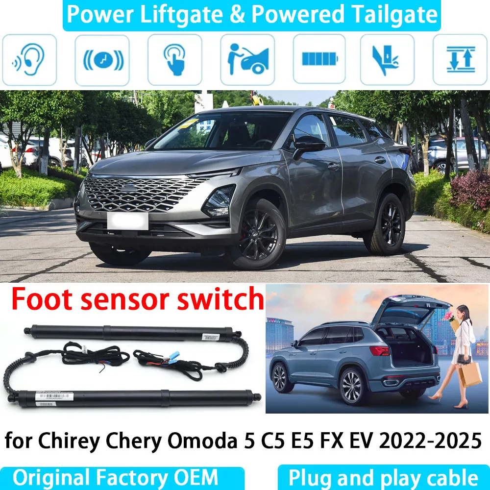 for Chirey Chery Omoda 5 C5 E5 FX EV 2022-2025 Automatic Electric Power Liftgate Powered Tailgate Strut Tail Gate Lift System