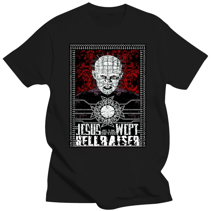 Hellraiser Pinhead Jesus Wept Cenobites Classic Movie Horror T Shirt