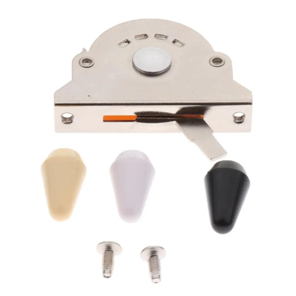 Electric Guitar 3 Lever Pickup Selector Switch Metal Alloy Rocker Switch Tips for LP Guitar Replacement