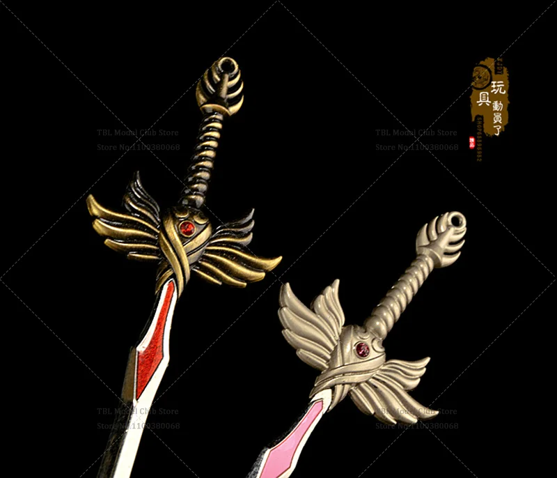 Mini armas femeninas de juguete a escala 1/6, espada Yunzhi, artes marciales, novelas de fantasía, cuentos para figura de acción de 12 pulgadas, accesorios de escena de soldado